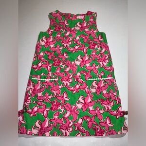 Lilly Pulitzer Girls Vintage Little Lilly Classic Shift All A Flutter Size 7
